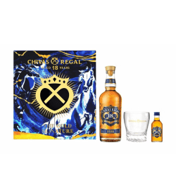 Chivas Regal 18 Y.O. Limited Edition Gift Set (750ml) [ Free 2 Whisky Glasses]