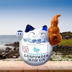Drumshanbo Gunpowder Irish Gin Distillery Exclusive LIMITED EDITION Distillery Cat Bottle
